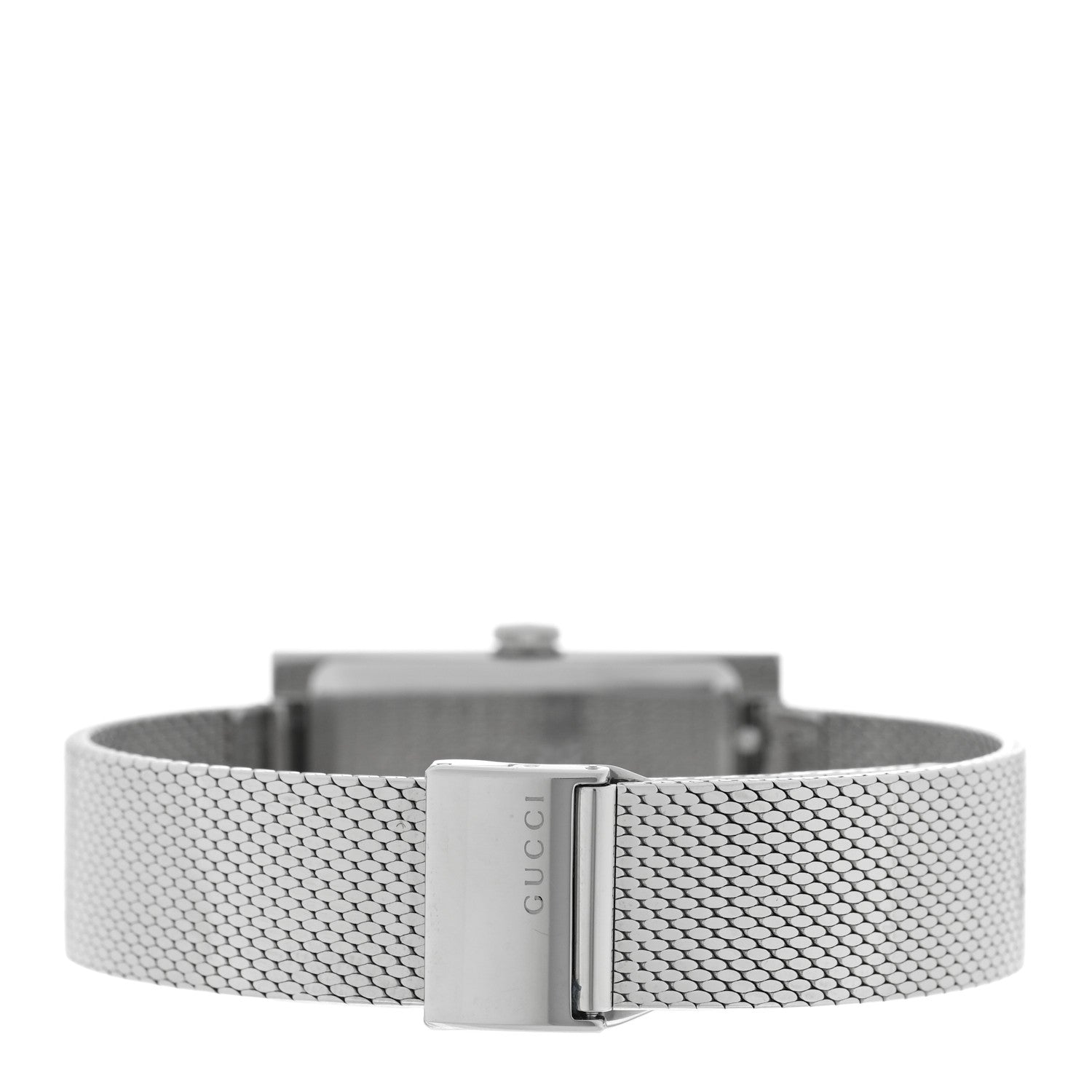 Gucci Stainless Steel Mother of Pearl 21mm Web G-Frame Mesh Quartz Watch Green 3 of 5