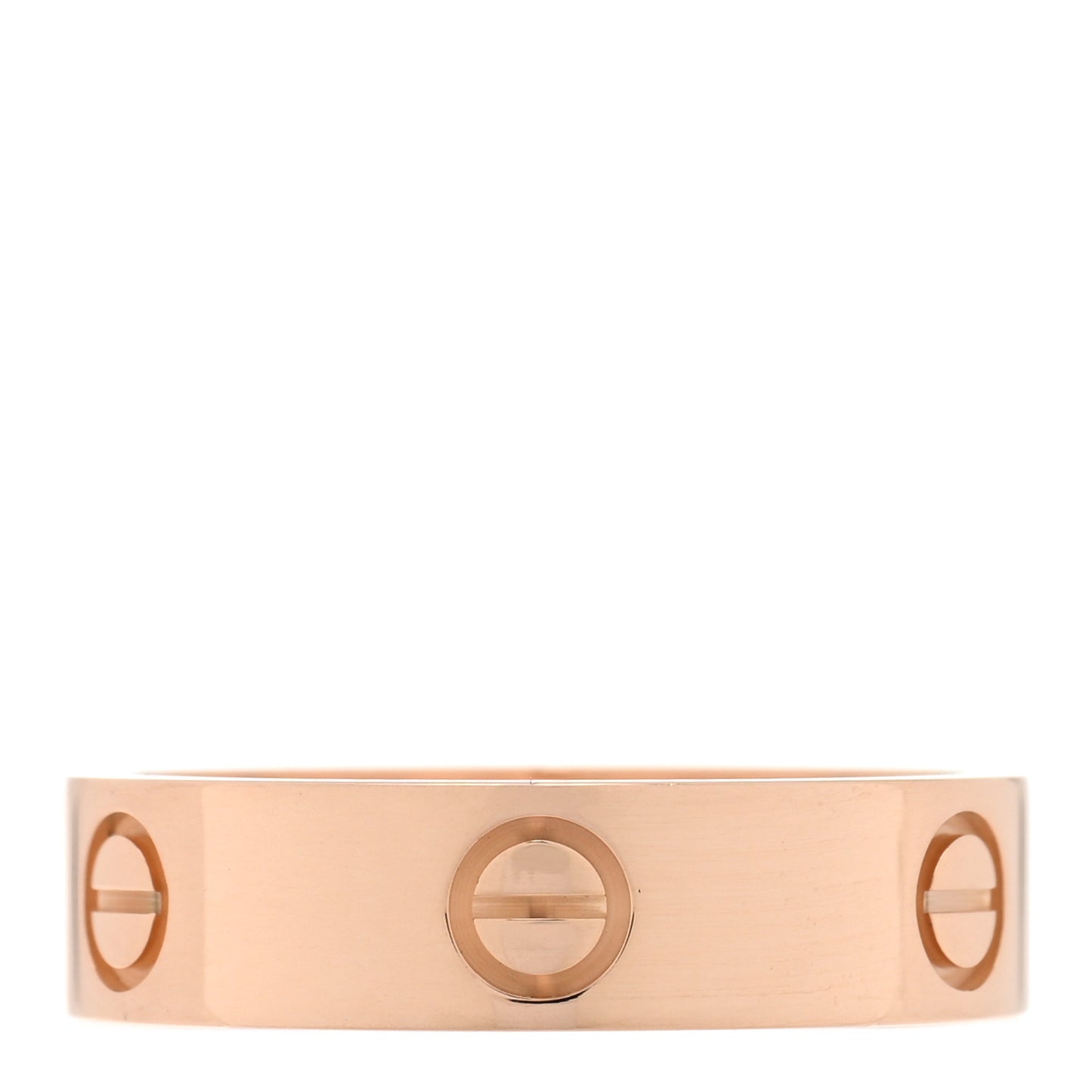 18K Pink Gold 5.5mm LOVE Ring 60 9