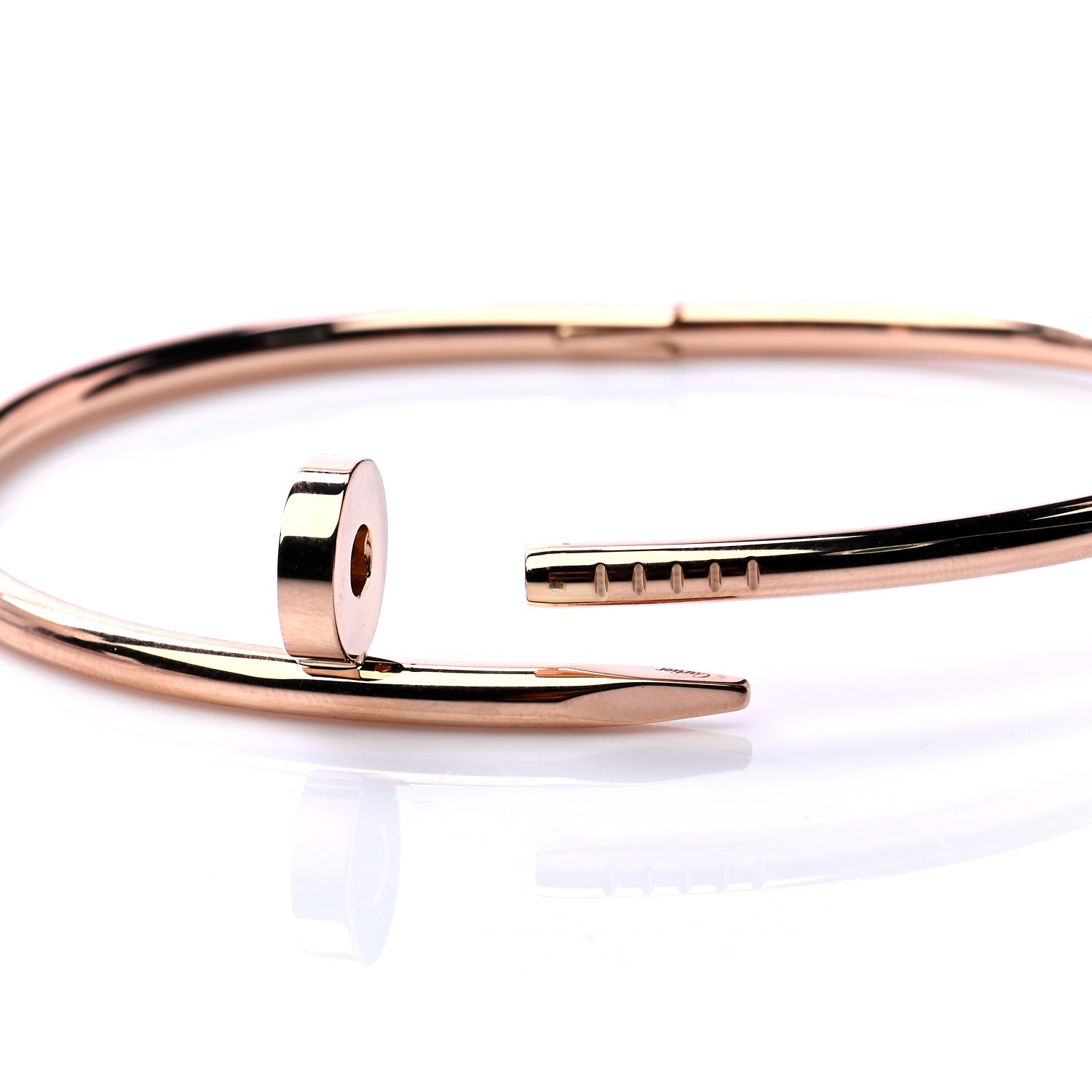 Cartier 18K Pink Gold Juste Un Clou Bracelet 19 7 of 7