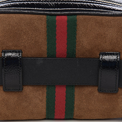 Gucci Suede Small Ophidia Belt Bag 75 30 Brown 8 of 10