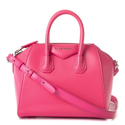 Givenchy Shiny Lord Calfskin Mini Antigona Shocking Pink 1 of 10