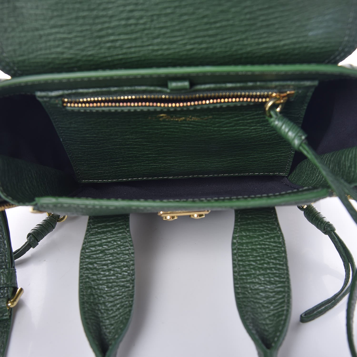 3.1 Phillip Lim 3.1 Textured Calfskin Mini Pashli Satchel Jade 7 of 11