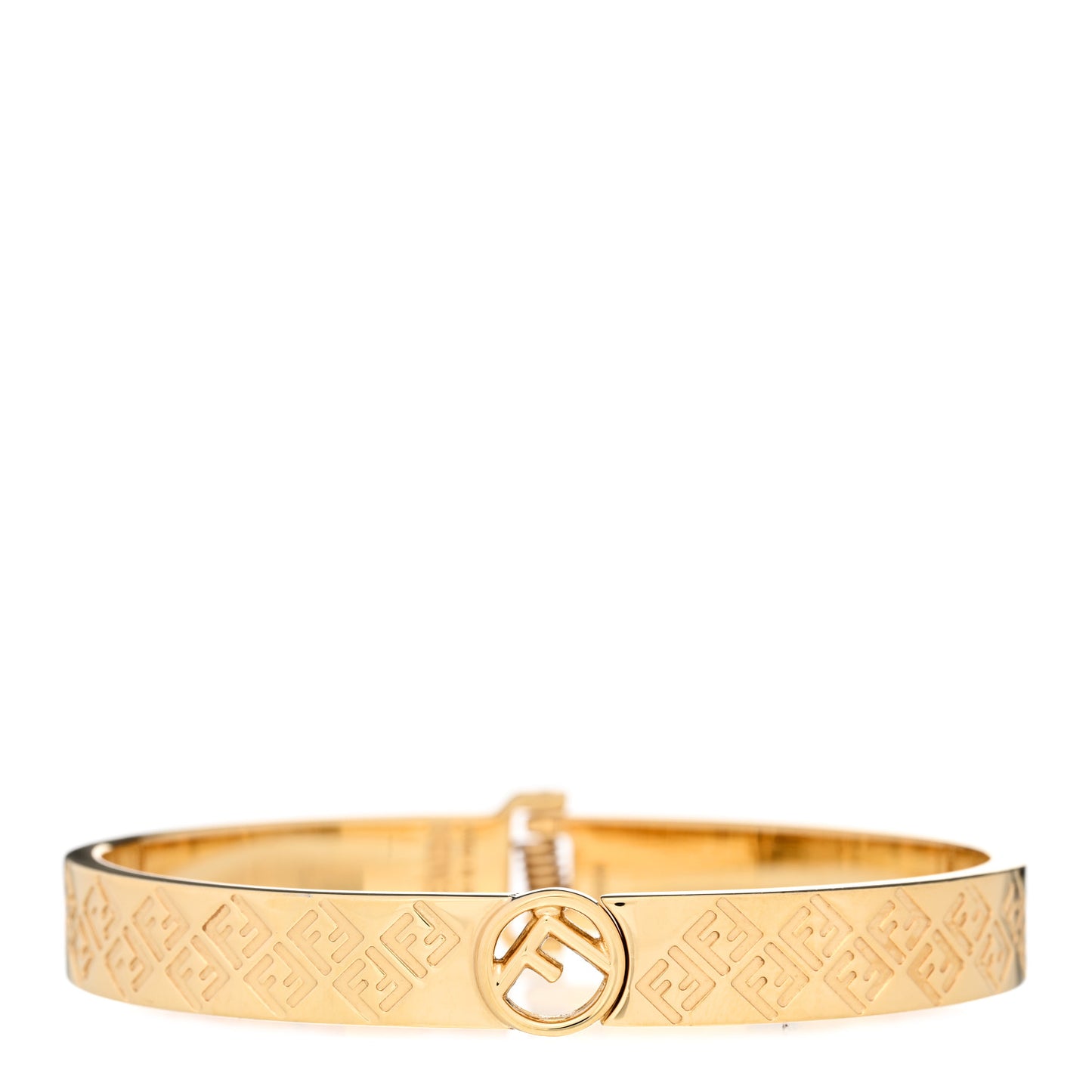 Brass Steel FF Bracelet Gold