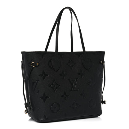 Louis Vuitton Empreinte Monogram Giant Neverfull MM Black 3 of 9