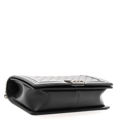 Chanel Caviar Quilted New Medium Boy Flap Black 4 of 9