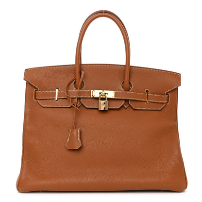 Hermes Togo Birkin 35 Gold 1 of 13
