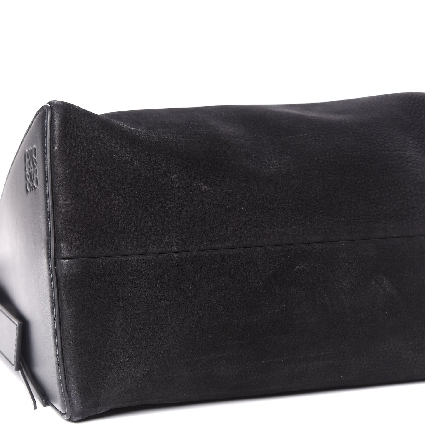 Nubuck Calfskin Berlingo Shoulder Bag Black