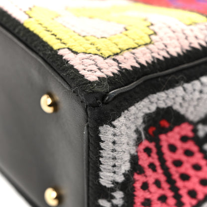 Chanel Needlepoint Precious Symbols Shoulder Bag Black 15 of 15