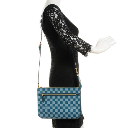 Louis Vuitton Damier Couleurs Modul Shoulder Bag Cyan 2 of 8