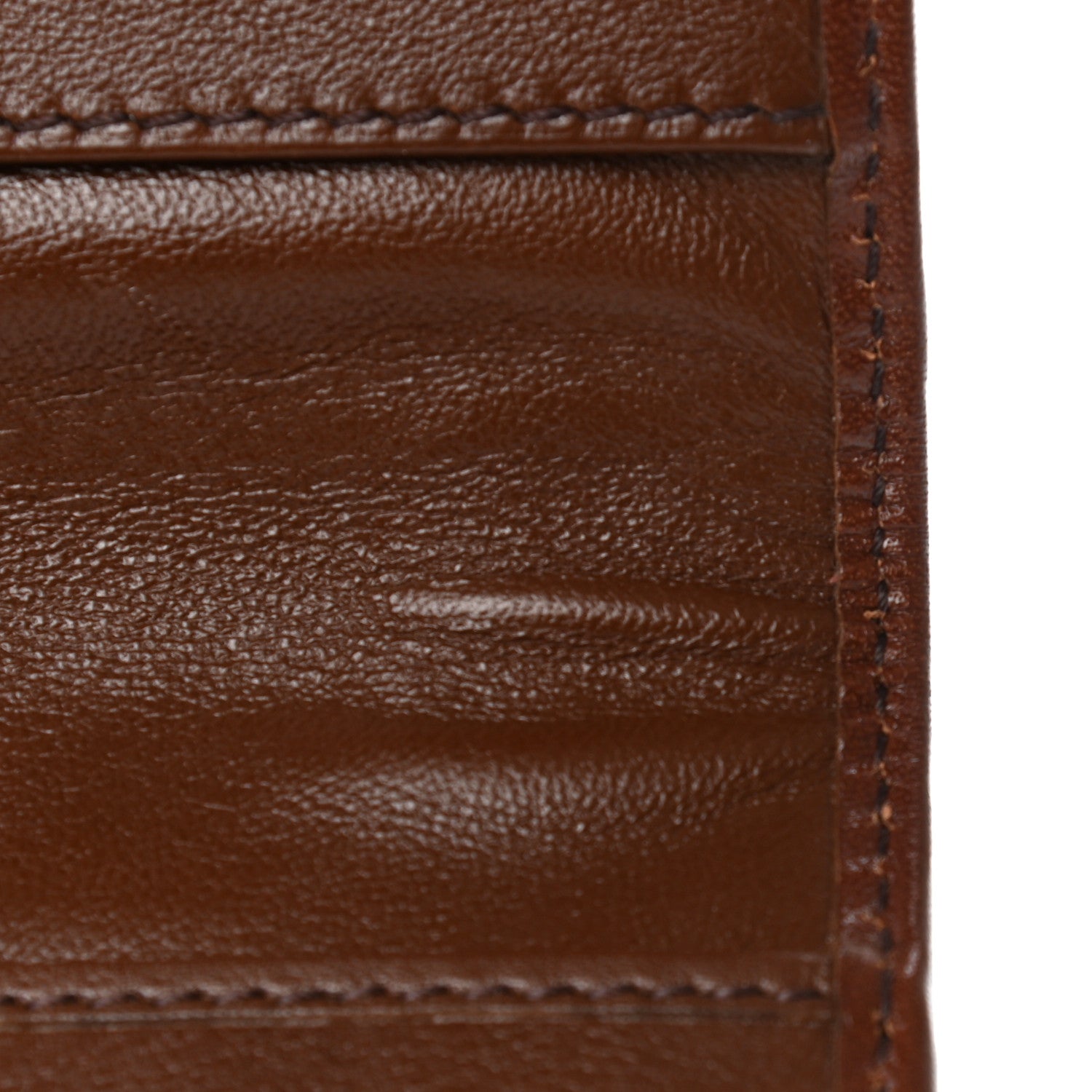 Burberry House Check Bridle Calfskin Passport Holder Cover Dark Tan 9 of 11