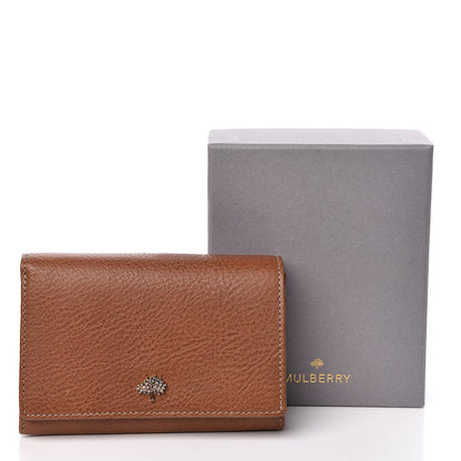 Mulberry Natural Calfskin Tree French Purse Wallet Oak 9 of 9