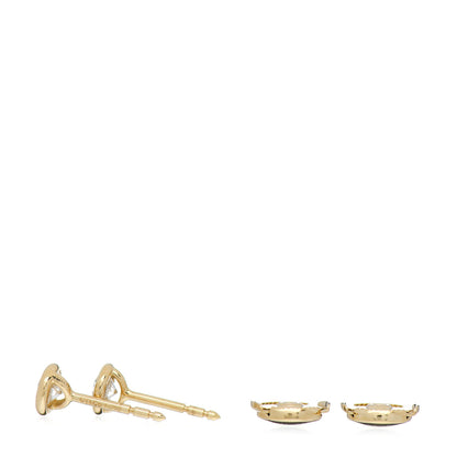 Tiffany 18K Yellow Gold Diamond .54ctw Elsa Peretti Diamonds By The Yard Earrings 3 of 5