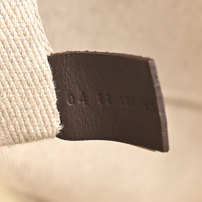 Chloe Linen Calfskin Medium Woody Tote Warm Green 7 of 14