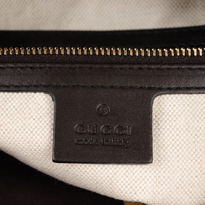 Gucci Monogram Margaux Calfskin Medium Emily Hobo Beige Ebony Cocoa 6 of 7