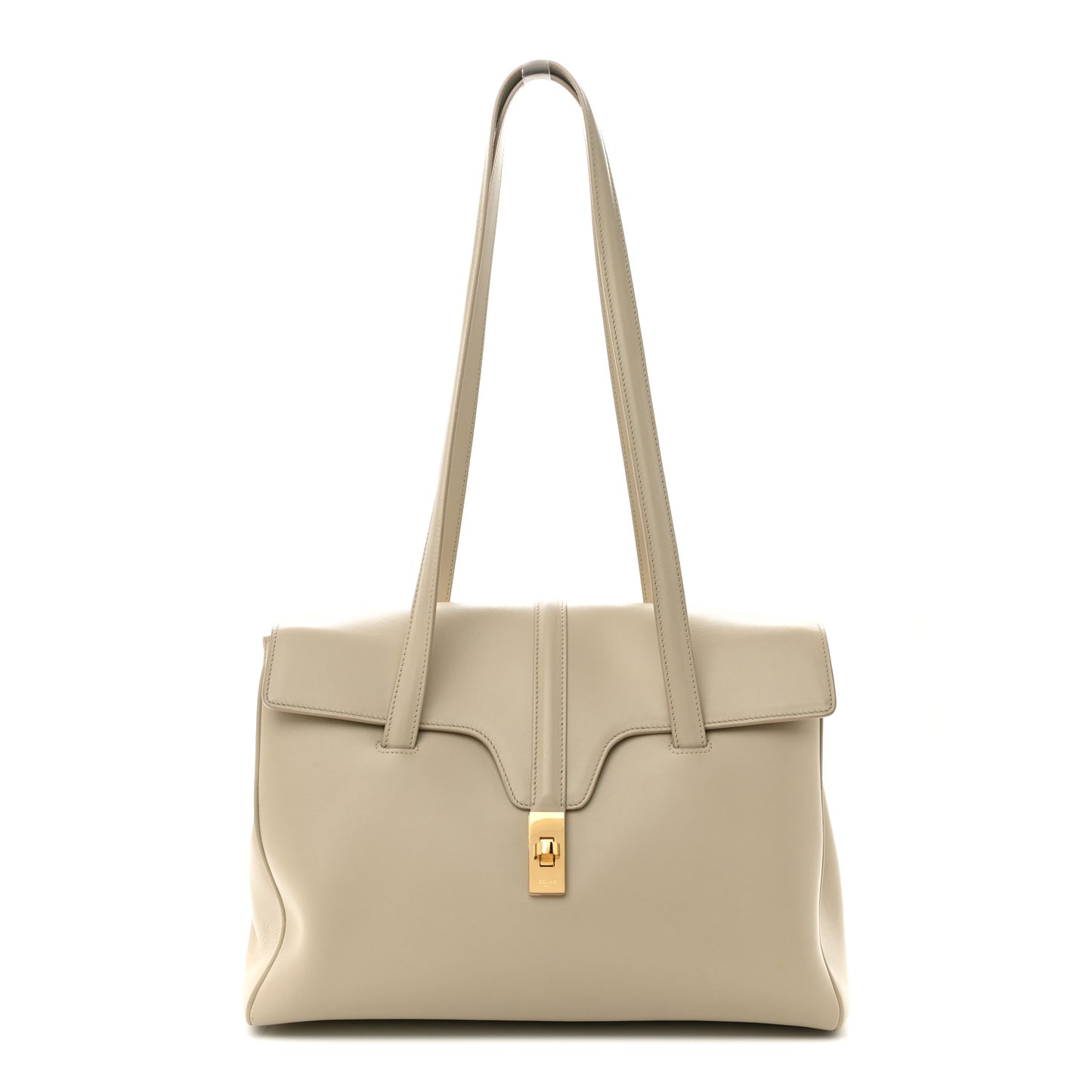 Calfskin Medium Soft 16 Bag Light Grey