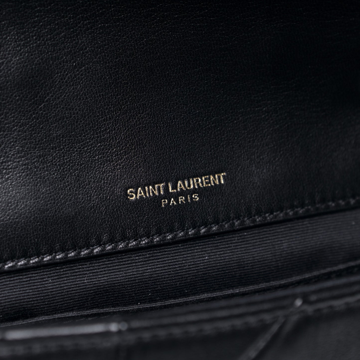 Lambskin Patchwork Monogram Small Jamie Black