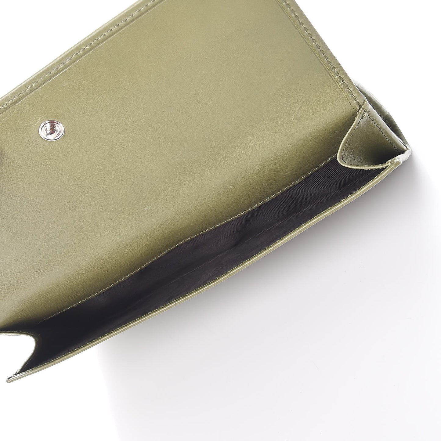 Calfskin Studded Blondie Continental Wallet Green