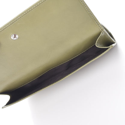 Gucci Calfskin Studded Blondie Continental Wallet Green 6 of 12