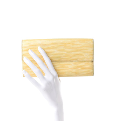 Louis Vuitton Epi Sarah Wallet Vanilla 2 of 8