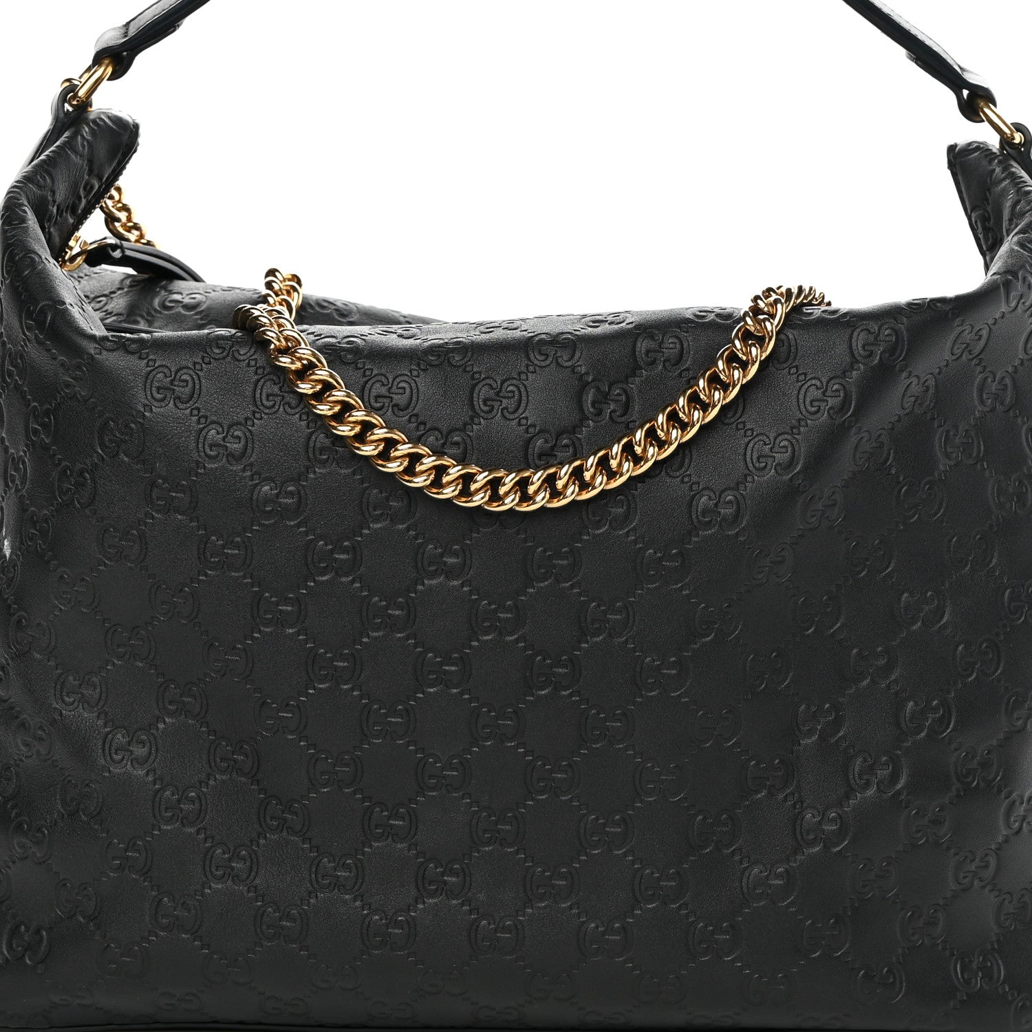 Gucci Guccissima Signature Large Linea A Hobo Black 8 of 18