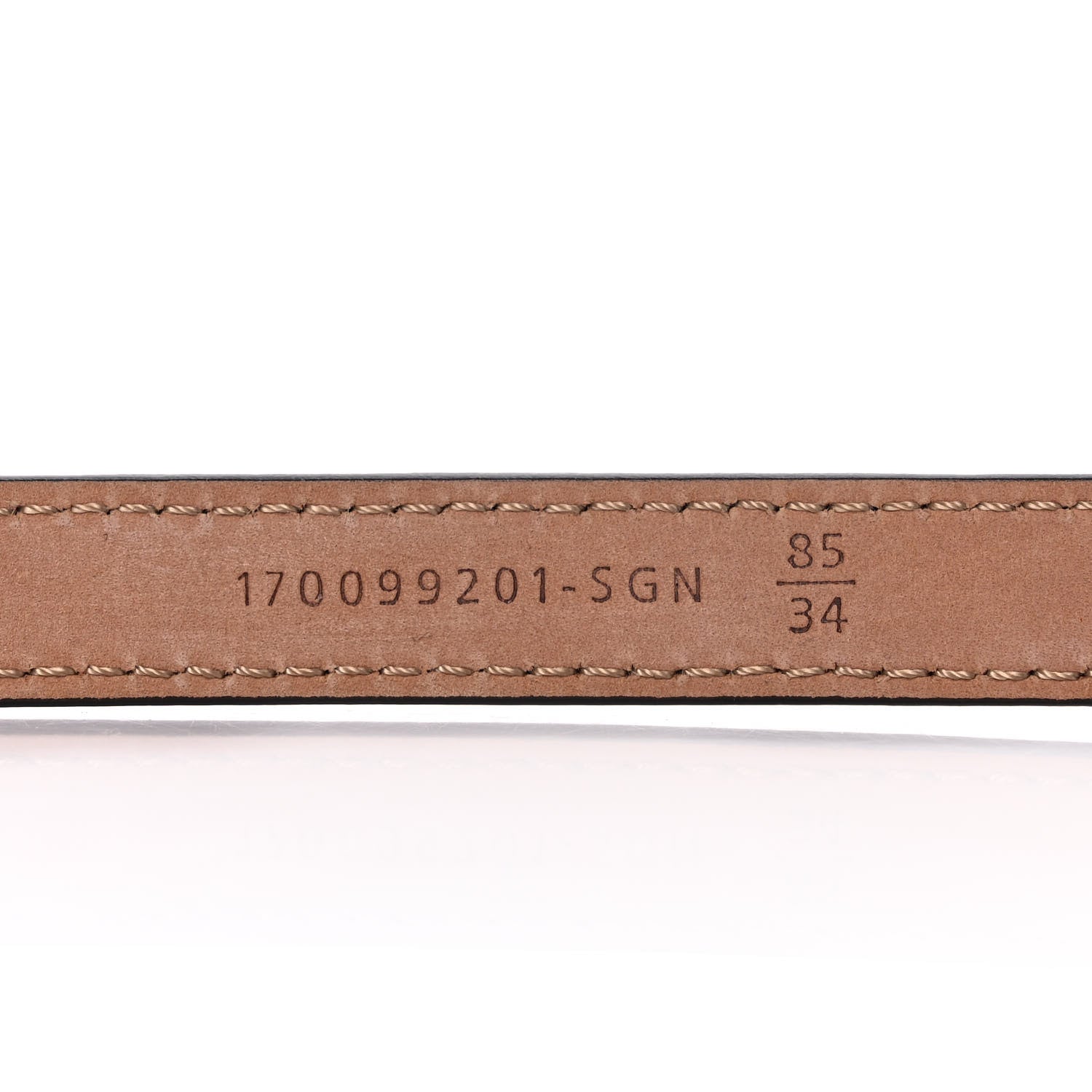 Fendi Calfskin Studded Belt 85 34 Black 3 of 5