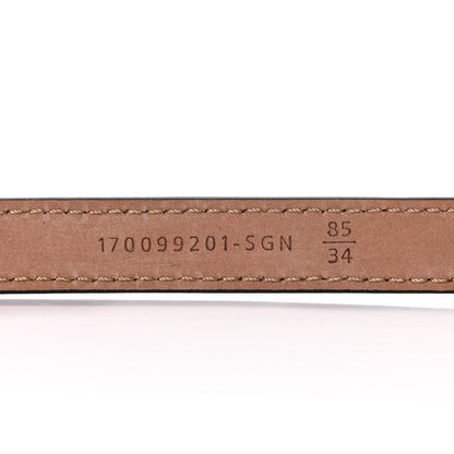 Fendi Calfskin Studded Belt 85 34 Black 3 of 5