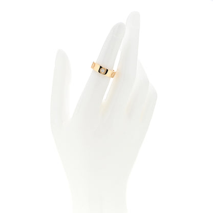 Cartier 18K Yellow Gold 3 Diamond 5.5mm LOVE Ring 49 5 2 of 7