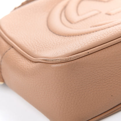 Gucci Pebbled Calfskin Small Soho Disco Bag Rose Beige 10 of 18