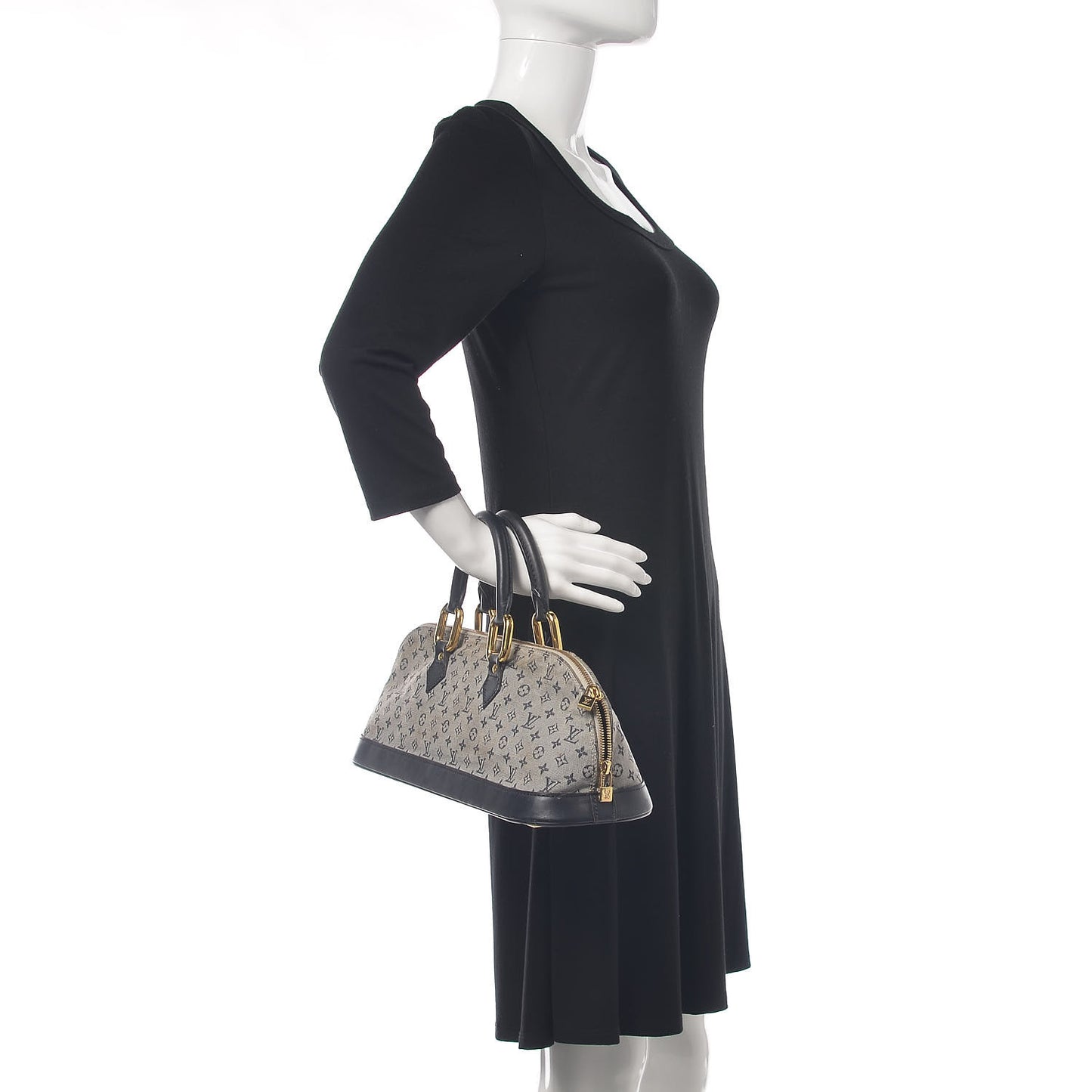 Mini Monogram Alma Long Blue