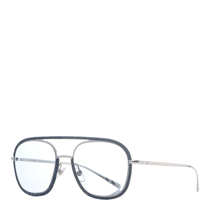 Chanel Metal Denim Pilot Sunglasses 4249-J Gold Blue 1 of 6