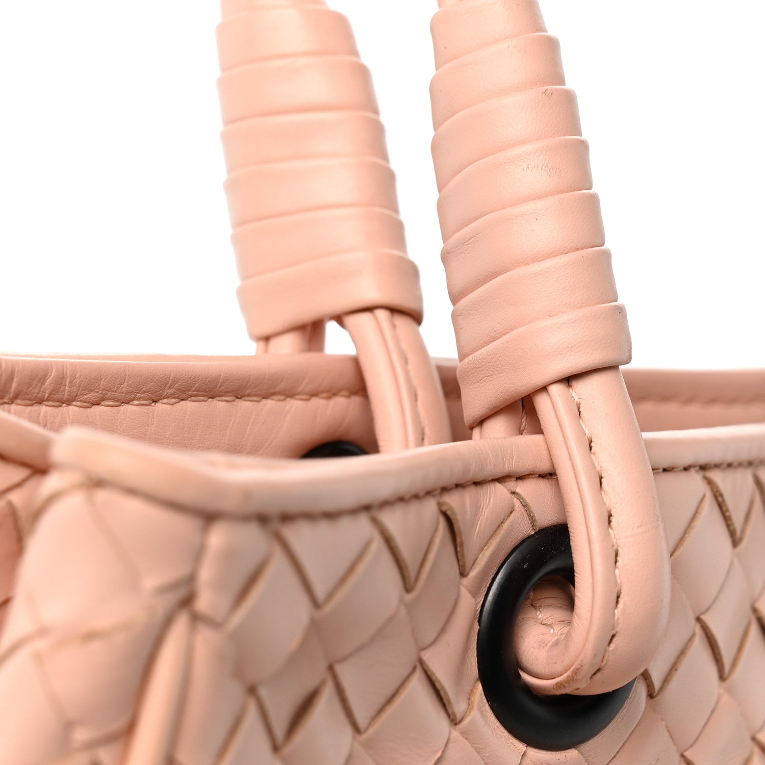 Bottega Veneta Nappa Intrecciato Woven Tote Flamingo 11 of 12