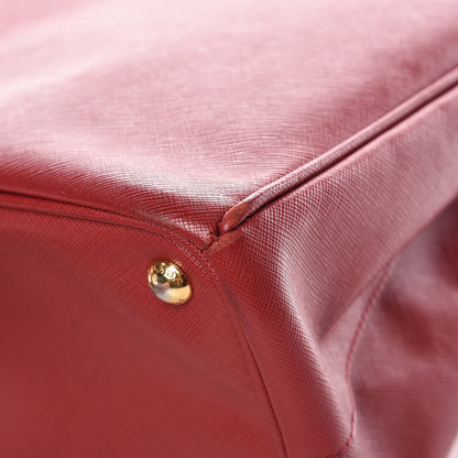 Prada Saffiano Lux Large Tote Fuoco 16 of 25