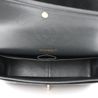 Chanel Caviar Quilted Jumbo Double Flap Dark Grey 5 of 12