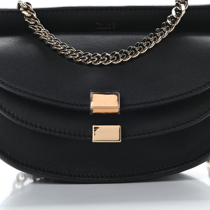 Chloe Calfskin Nano Georgia Crossbody Bag Black 8 of 10
