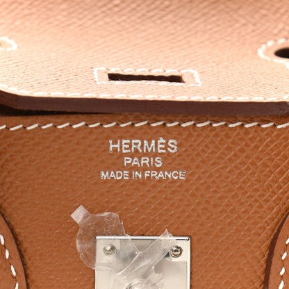 Hermes Madame Calfskin Birkin Sellier 25 Gold 6 of 11