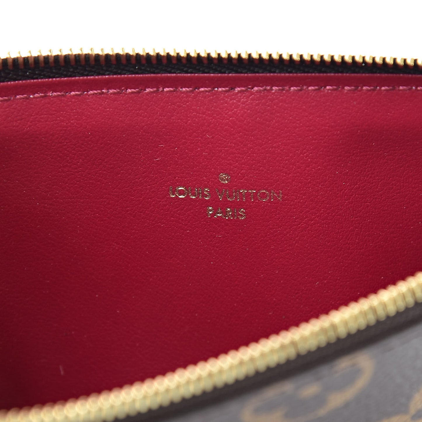 Monogram Felicie Chain Wallet Zippered Insert