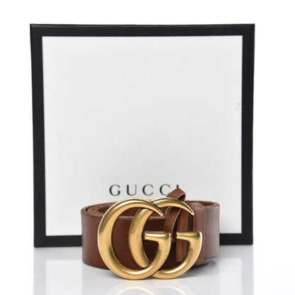 Gucci Faded Calfskin Double G 40mm Belt 85 34 Cuir 10 of 11