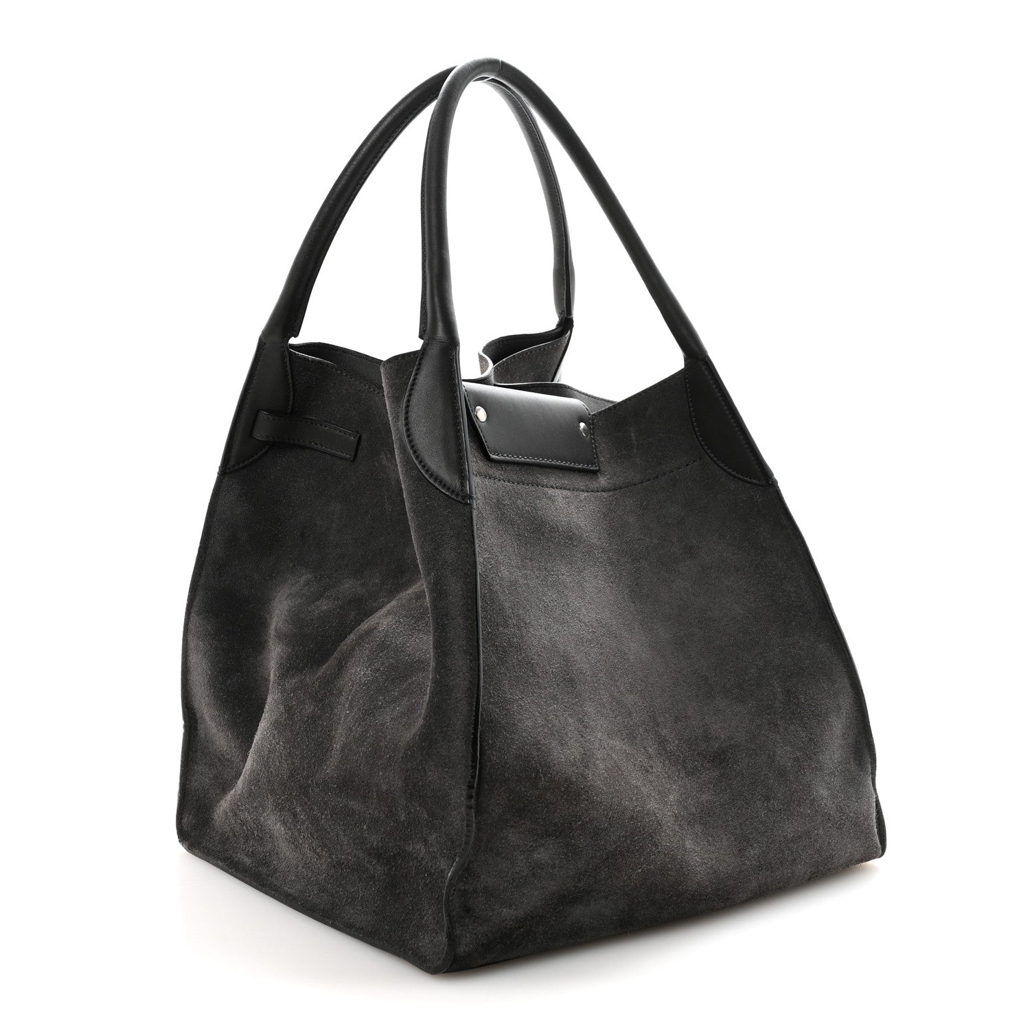 Celine Suede Calfskin Medium Big Bag Grey 3 of 9