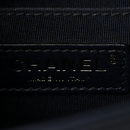 Chanel Lambskin Quilted Small Boy Flap Navy 6 of 10