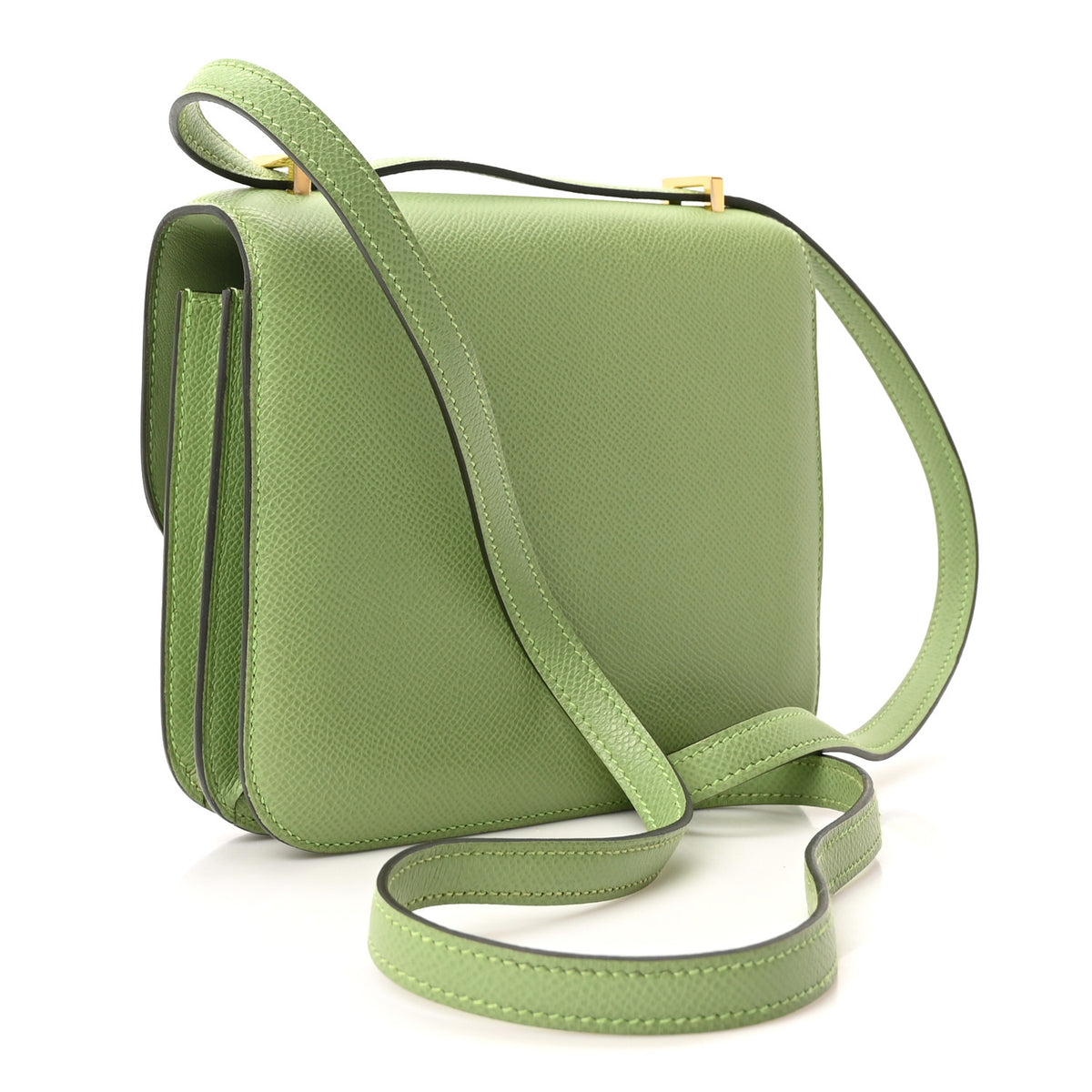 Hermes Epsom Constance 18 Vert Criquet 3 of 11