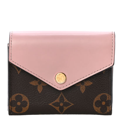 Louis Vuitton Monogram Zoe Wallet Rose Ballerine 1 of 10