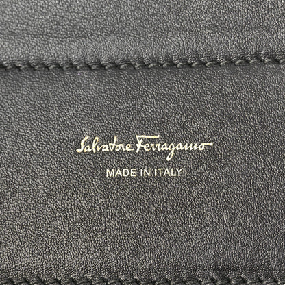 Salvatore Ferragamo Calfskin Quilted Tote Bag Black 6 of 9
