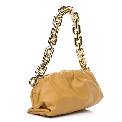 Bottega Veneta Calfskin The Pouch Chain Ocra 3 of 9