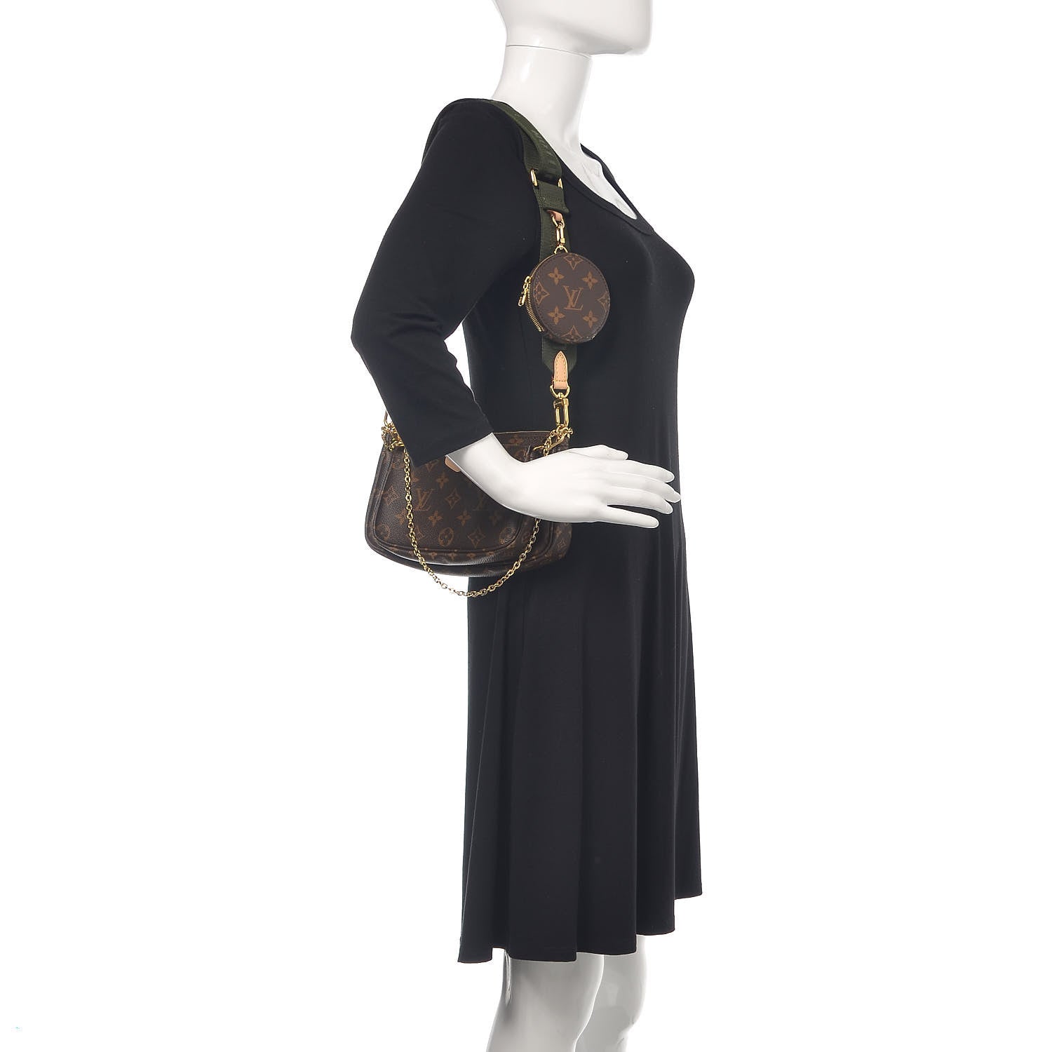 Louis Vuitton Monogram Multi Pochette Accessories Kaki 2 of 7