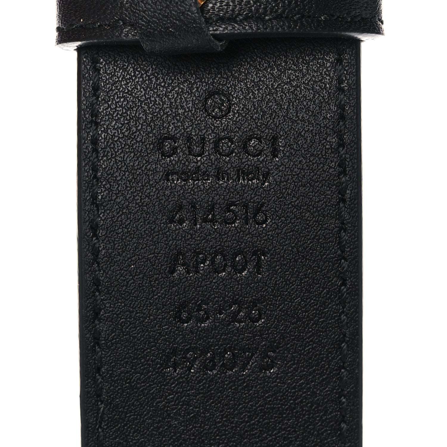 Gucci Moon Calfskin Double G 30mm Belt 65 26 Black 3 of 4