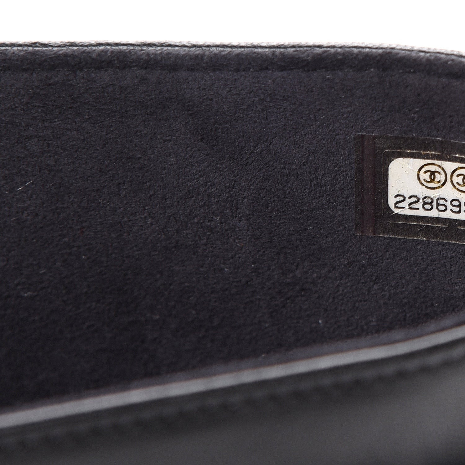 Chanel Tweed Chain Around Tablet Holder Crossbody Black 6 of 10