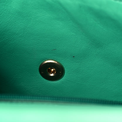 Chanel Lambskin Quilted Mini Rectangular Flap Green 9 of 11