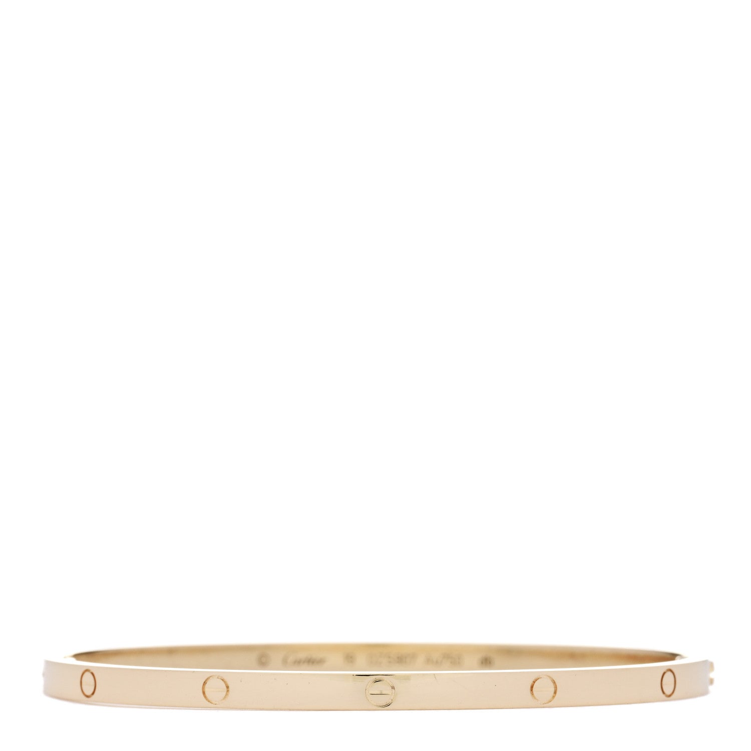 Cartier 18K Yellow Gold Small LOVE Bracelet 19 1 of 8