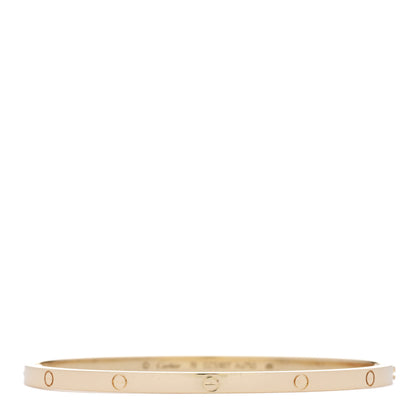 Cartier 18K Yellow Gold Small LOVE Bracelet 19 1 of 8