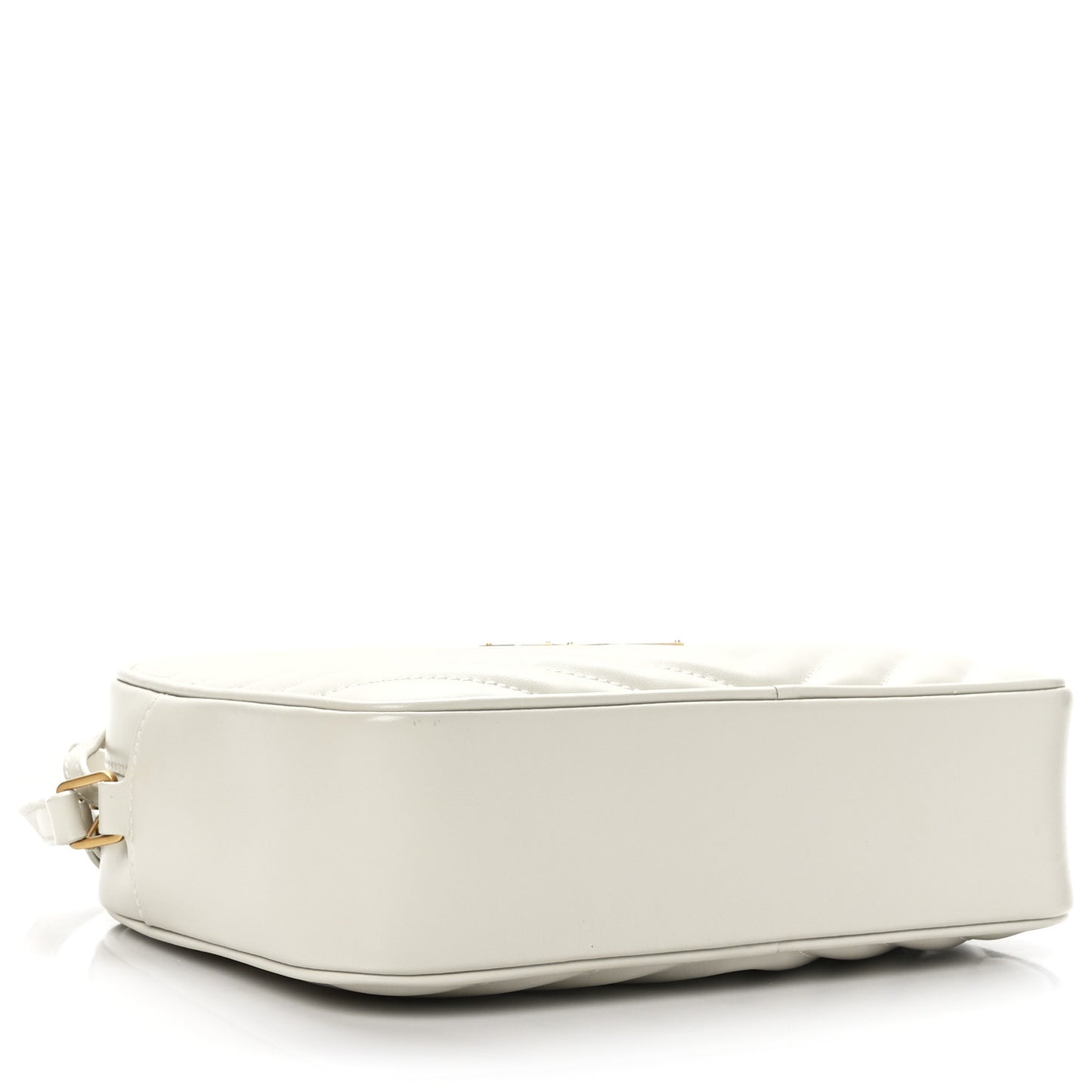 Calfskin Matelasse Monogram Lou Camera Bag Crema Soft